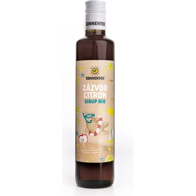 Sonnentor Zázvor-citron sirup bio 3 x 500 ml