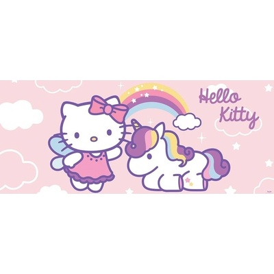 Preinterier FT2375 Fototapeta na stenu Hello Kitty jednorožec vlies 250cm x 104cm