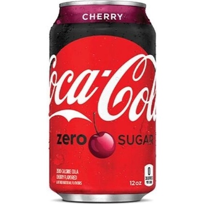 Coca-Cola sycená limonáda bez cukru Třešeň 12 x 355 ml