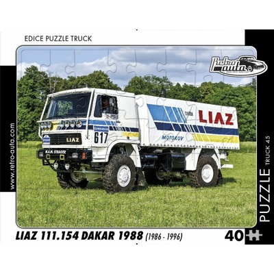 RETRO-AUTA TRUCK č.45 Liaz 111.154 Dakar 1988 1986 1996 40 dielov
