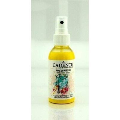 Cadence textilná farba v spreji 100 ml žltá