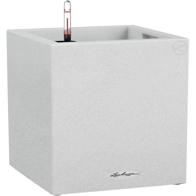 Lechuza Květináč Canto Stone Low 40 bílý 400 x 400 x 760 mm