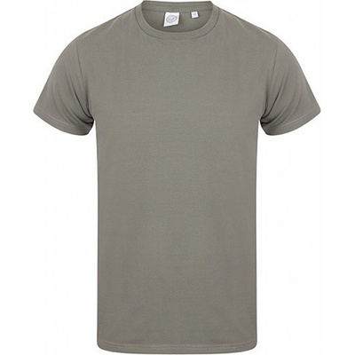SF Men Prodloužené strečové triko Skin Fit s elastanem Khaki