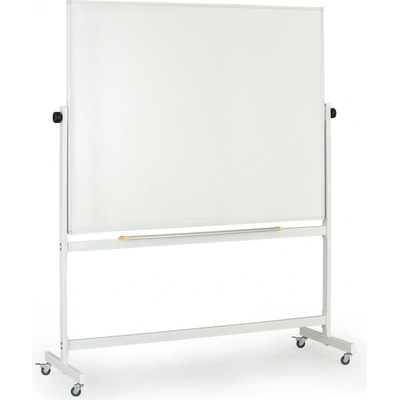 B2B Partner Mobilní otočná magnetická tabule, keramický povrch, 1500 x 1200 mm