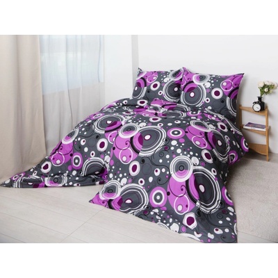 Xpose bavlna obliečky Šárka lila 2x140x200 2x70x90