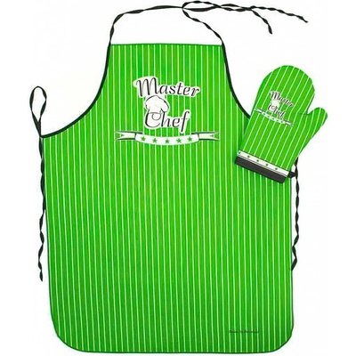 Forbyt Zástěra Master Chef zelený