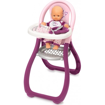 Smoby Jídelní židlička pro panenku Baby Nurse – Hledejceny.cz