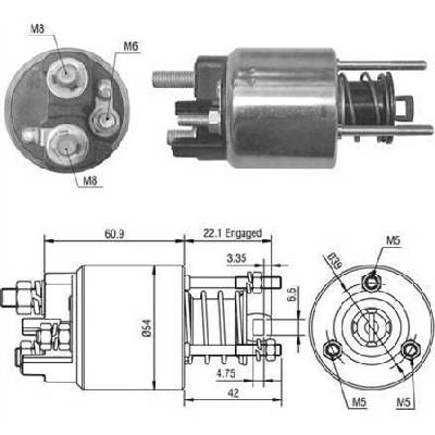 Elektromagnetický spínač, štartér AS-PL SS4020