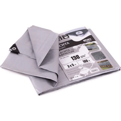 MasiPro Plachta 130g ŠEDÁ 6 x 8 m 102295