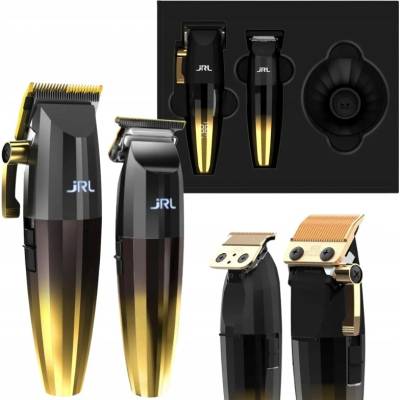 JRL FreshFade GOLD Set Zlatý strihací strojček + s dokovacou stanicou 2020C