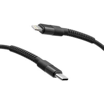 Sturdo KAB-0241-TYP-LIGHT Type-C na Lightning 20W, 3A, 2m, černý