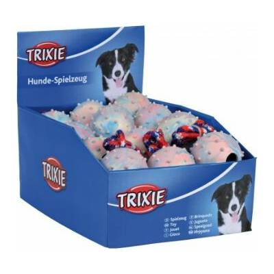 Trixie kuličky z přírodního kaučuku na provázku 6 cm 30 cm 24 cm