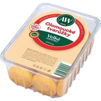 A.W Olomoucké tvarůžky velké gastro chlaz 1 kg