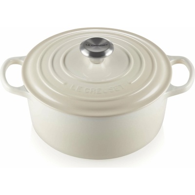 Le Creuset Kastról SIGNATURE 24 cm 4,2 l MERINGUE liatina