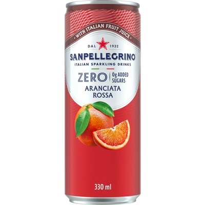 San Pellegrino Zero Aranciata Rossa 24 x 330 ml