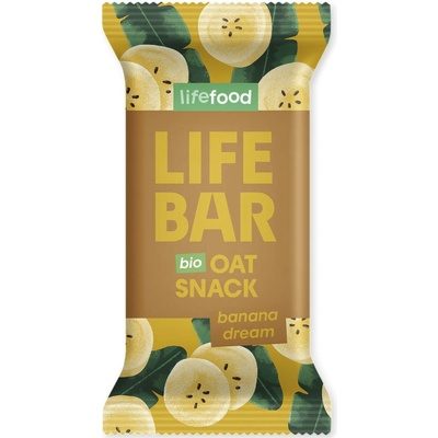 Lifefood Lifebar Oat Snack banánový BIO 40 g – Hledejceny.cz