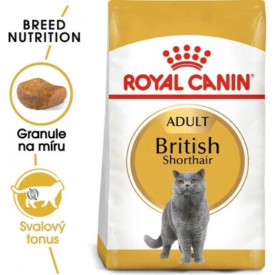 ROYAL CANIN British shorthair 34 2 x 2 kg krmivo pro dospělé kočky, starší 12 měsíců, plemene Britská krátkosrstá – Hledejceny.cz