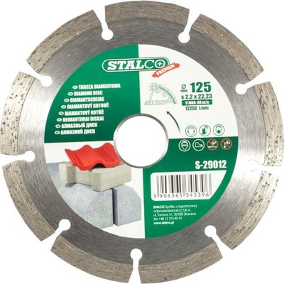 Stalco diamantový kotúč segmentový 115 x 1,9 x 22,23 mm S-29011