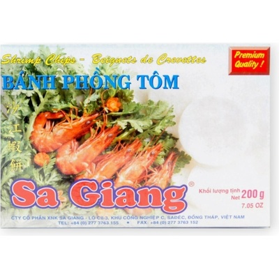 Sa Giang Krevetové chipsy ke smažení 200g