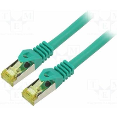 Goobay 69756 Patch S/FTP Kat: 6a RJ45 vidlice z obou stran lanko Cu