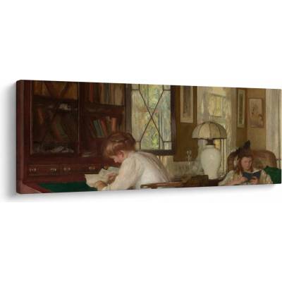 Obraz - Edmund Tarbell, Josephine and Mercie, reprodukce, jednodílný 145x58 cm