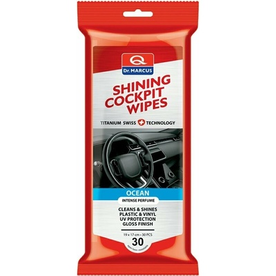 Dr. Marcus Shining Cockpit Wipes Ocean 30 ks