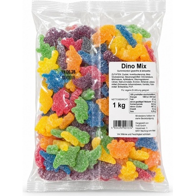 Trolli Kyselí dinosauři mix 1000 g