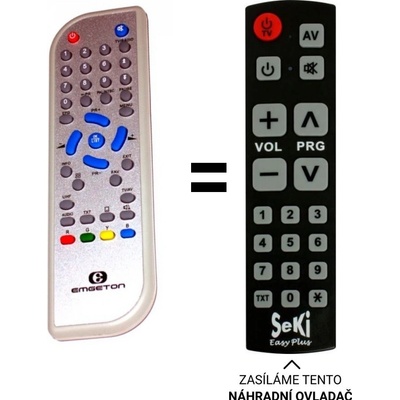Dálkový ovladač Senior Emgeton VISION scart – Hledejceny.cz
