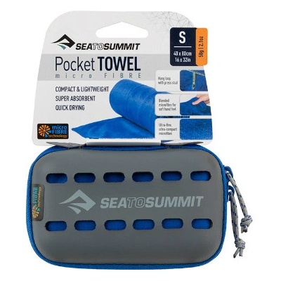 Sea To Summit Pocket Towel 40x80 S uterák cobalt blue