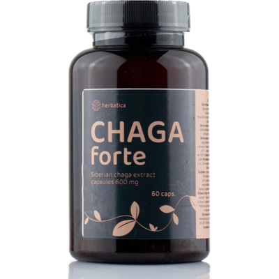 Herbatica Čaga sibírska FORTE 60 vegánskych kapsúl