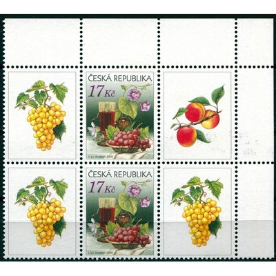 Česká pošta (2008) č. 545 ** S1 + S3 - Česká republika - Zátiší s vínem