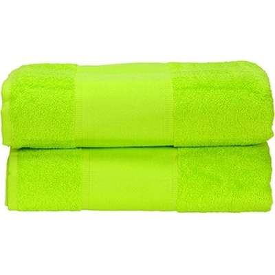 Artg Print me športový uterák 30 x 30 cm lime green