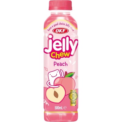 OKF Jelly Chew Peach Drink 500 ml