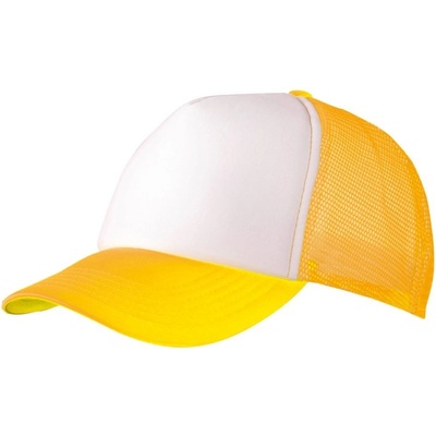 5 panelová síťovaná white/neon yellow