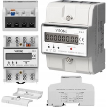 Orno Virone elektroměr EM-3 3fázový 80A bez MID, montáž na DIN lištu