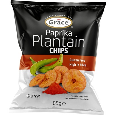 Grace Banánové chipsy Paprika 85 g