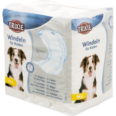 Trixie Papírové pleny pro psy L-XL 60–80 cm 12 ks – Hledejceny.cz