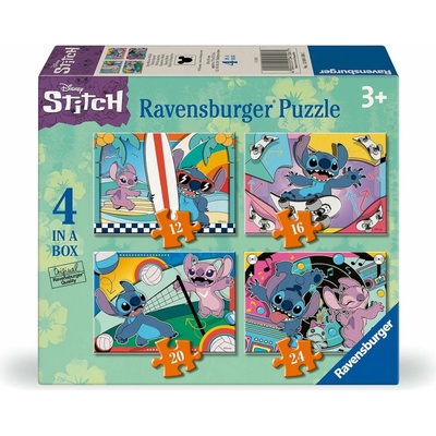 Ravensburger sada 4v1 Stitch 12,16,20,24 dielov