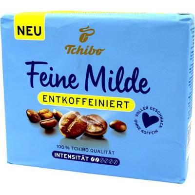 Tchibo jemná mletá káva bez kofeinu 2 x 250 g