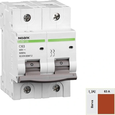 Noark 102760 Ex9B125 2P C63A