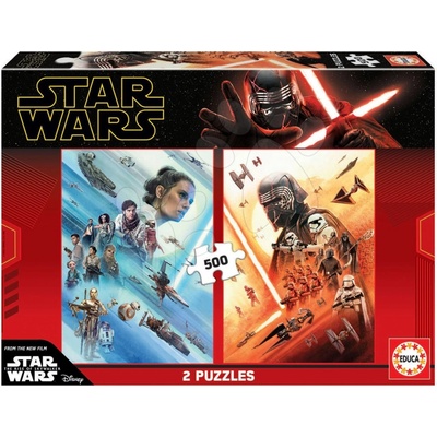 Educa Star Wars Episode IX The rise of Starwalker a Fix lepidlo 2 x 500 dílků