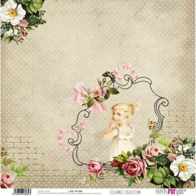 Scrapbookový papír ELEGANCE - Scrap paper ELEGANCE