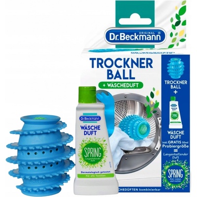 Dr. Beckmann Míček do sušičky + Dr. Beckmann vůně do sušičky Jarní Svěžest 50 ml – Hledejceny.cz