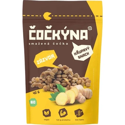 Čočkýna Smažená Čočka Bio kakao 40 g