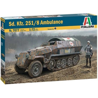 Italeri Model Kit military 7077 Sd.Kfz. 251: 8 Ambulance 1:72