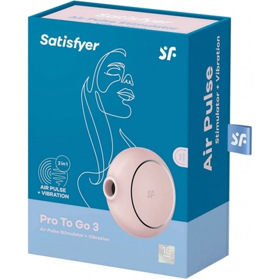 Satisfyer Pro To Go 3 ružový
