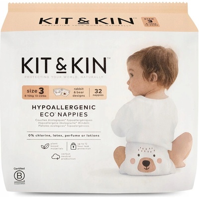 Kit & Kin Eko Naturally Dry Nappies 3 32 ks
