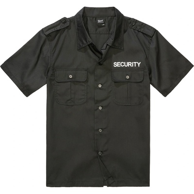Brandit Německo BRANDIT košile Security US Shirt Short Sleeve čierna