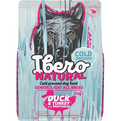 Ibero Cold Press Senior All Breed Light Duck & Turkey 2 kg