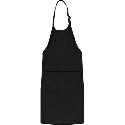 Kariban Zástěra K889 s laclem dětská COT20K88900299-black Černá